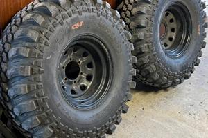 gomme da 35” cst con cerchi scampanati