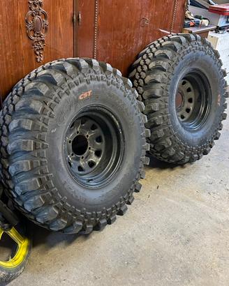gomme da 35” cst con cerchi scampanati