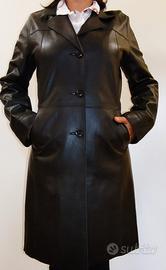 giacca lunga di vera pelle made in Imola