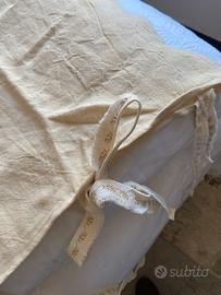 Coppia di due federe, 100% pura canapa italiana