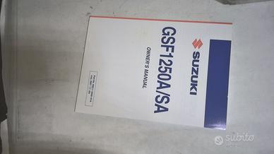 USO E MANUTENZIONE GSF1250A/SA BANDIT SUZUKI 99011