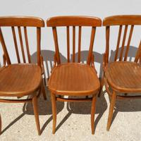 3 sedie antiche stile Thonet anni 50
