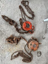 Paranco a catena manuale  2000kg 2 tonnellate