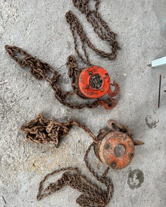 Paranco a catena manuale  2000kg 2 tonnellate