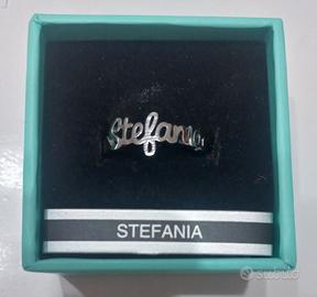Anello nome STEFANIA