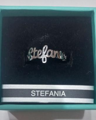 Anello nome STEFANIA