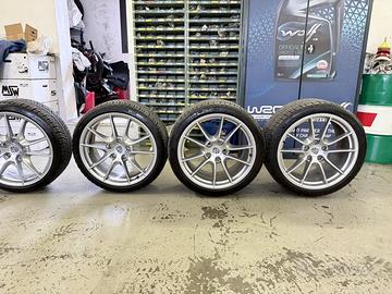 Cerchi 20  + gomme invernali seminuove porsche