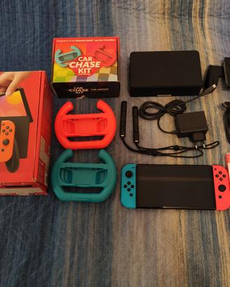 Nintendo Switch Oled con accessori e giochi