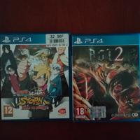 Attack on Titan 2 Naruto storm 4 Road to boruto 