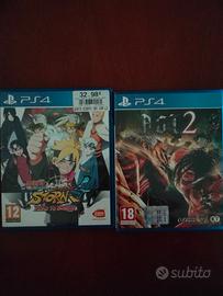 Attack on Titan 2 Naruto storm 4 Road to boruto 