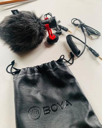 BOYA MM1 microfono per fotocamera