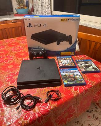 PlayStation 4  Slim 500 GB + contoller + 3 giochi