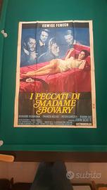 MANIFESTO I PECCATI DI MADAME BOVARY, 140X100 CM