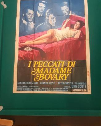 MANIFESTO I PECCATI DI MADAME BOVARY, 140X100 CM