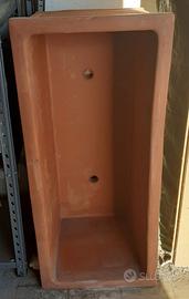 vaso in terracotta da giardino