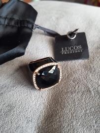 Anello Lucos Preziosi in argento 925 placcato oro