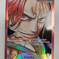 one piece card game Shanks OP09-001 (V.2) leader