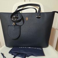 BORSA TOMMY HILFIGER BLU con FODERA ORIGINALE