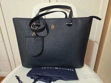 BORSA TOMMY HILFIGER BLU con FODERA ORIGINALE