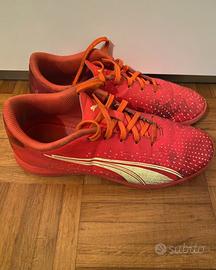 Scarpe calcetto Puma Ultra Play Tt 36 rosse bambin