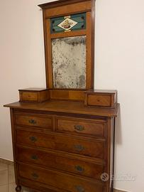 Trittico liberty 900 (mobile ) (antico) (antiquar