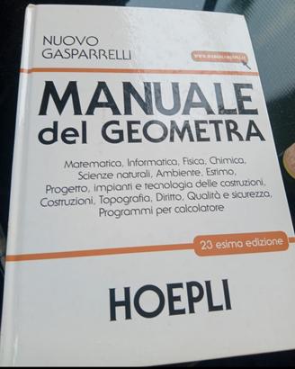 libro - manuale del geometra 