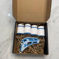 Parapignone e Tamponi per 125 blu e bianchi