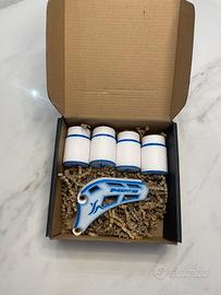 Parapignone e Tamponi per 125 blu e bianchi