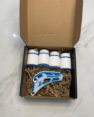 Parapignone e Tamponi per 125 blu e bianchi