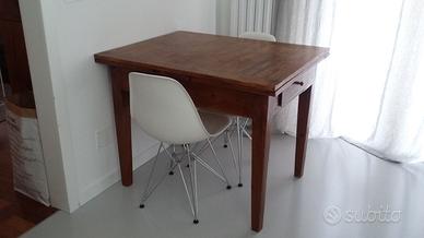 Tavolo a tiro marchigiano allungabile