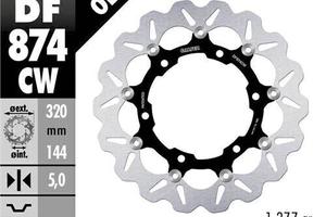 Disco freno anteriore GALFER DF874CW per TRIUMPH