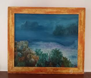 Irene Cotronei , dipinto olio su tela firmato 