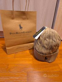 Berretto Ralph Lauren unisex beige cachi