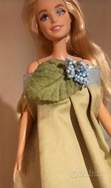 Abito alta moda Barbie artigianale 