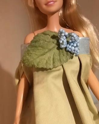 Abito alta moda Barbie artigianale 