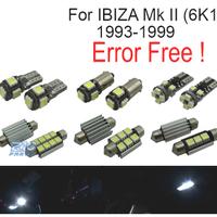 KIT 9 LAMPADE LED INTERNE PER SEAT IBIZA II 6K1 93