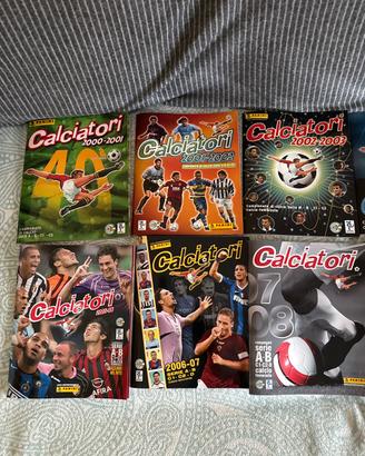 Album calciatori panini dal 2000 al 2010 completi