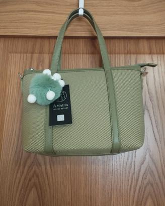 Borsa Amalia donna verde nuova