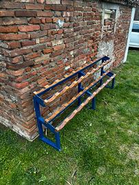 Rastrelliera porta manubri technogym