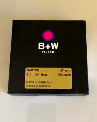 Filtro B+W Master 010 UV HAZE MRC nano da 67mm
