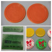 Heidi Topolino gettoni giostra anni 80