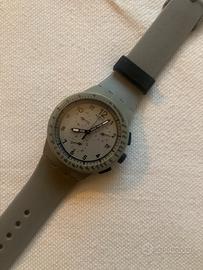 Swatch crono plastic grigio funzionante