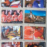 serie 12 schede telefoniche i colori del mondo