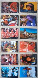 serie 12 schede telefoniche i colori del mondo