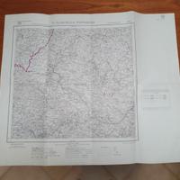 Mappa IGM  scala 1/100000 S.MARCELLO PISTOIESE