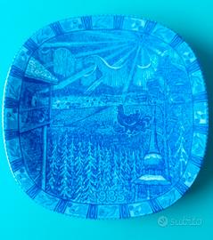 Piatto decorato parete collezione Rostrand 1985