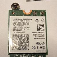 Scheda di Rete Wireless WiFi 6 Intel AX200