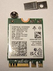 Scheda di Rete Wireless WiFi 6 Intel AX200