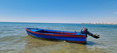 Barca in legno da laguna ideale caccia/pesca