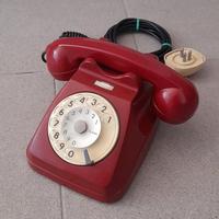 telefono SIEMENS rosso vintage 